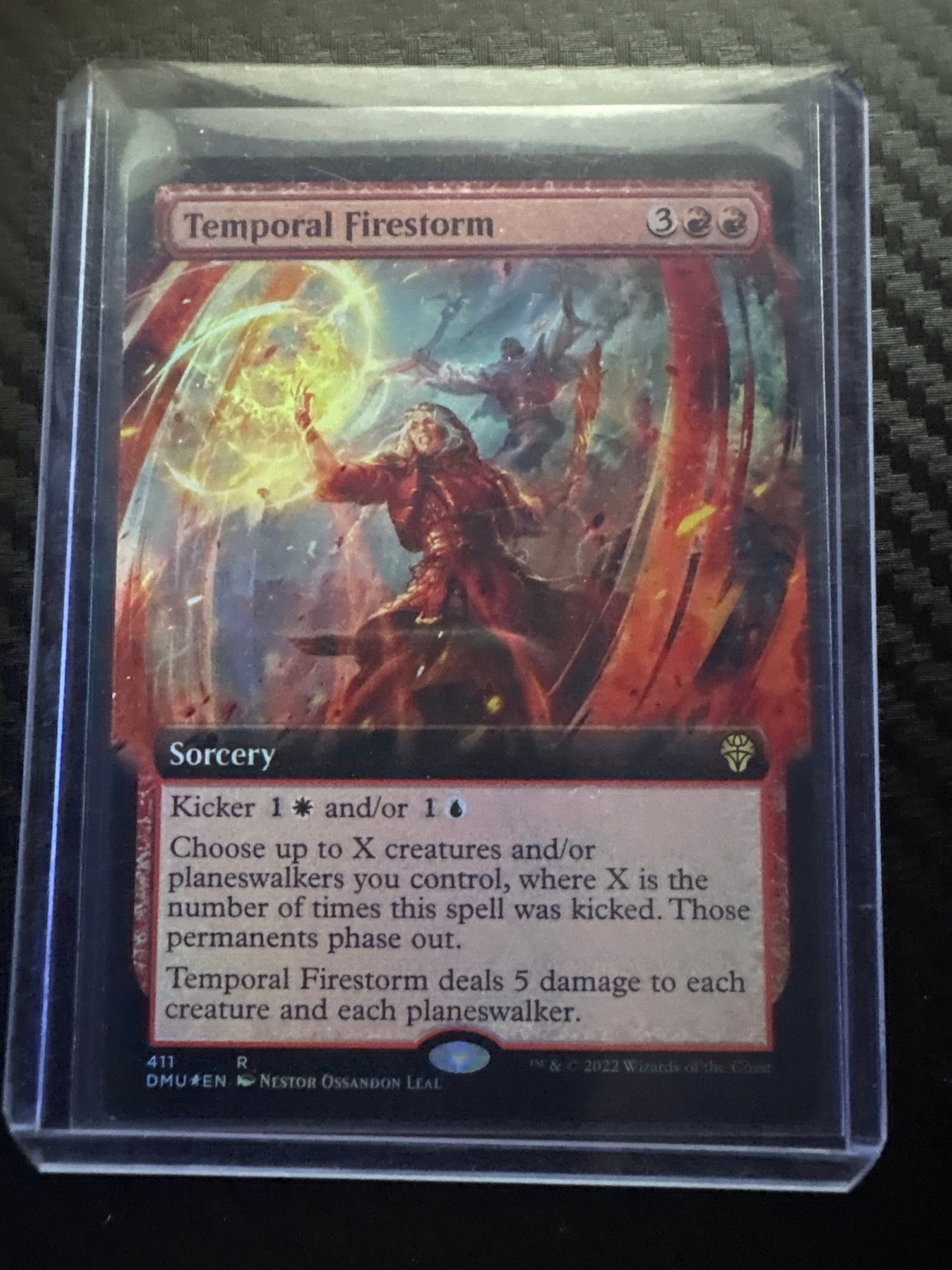 Temporal Firestorm (Foil) (Extended Art)
