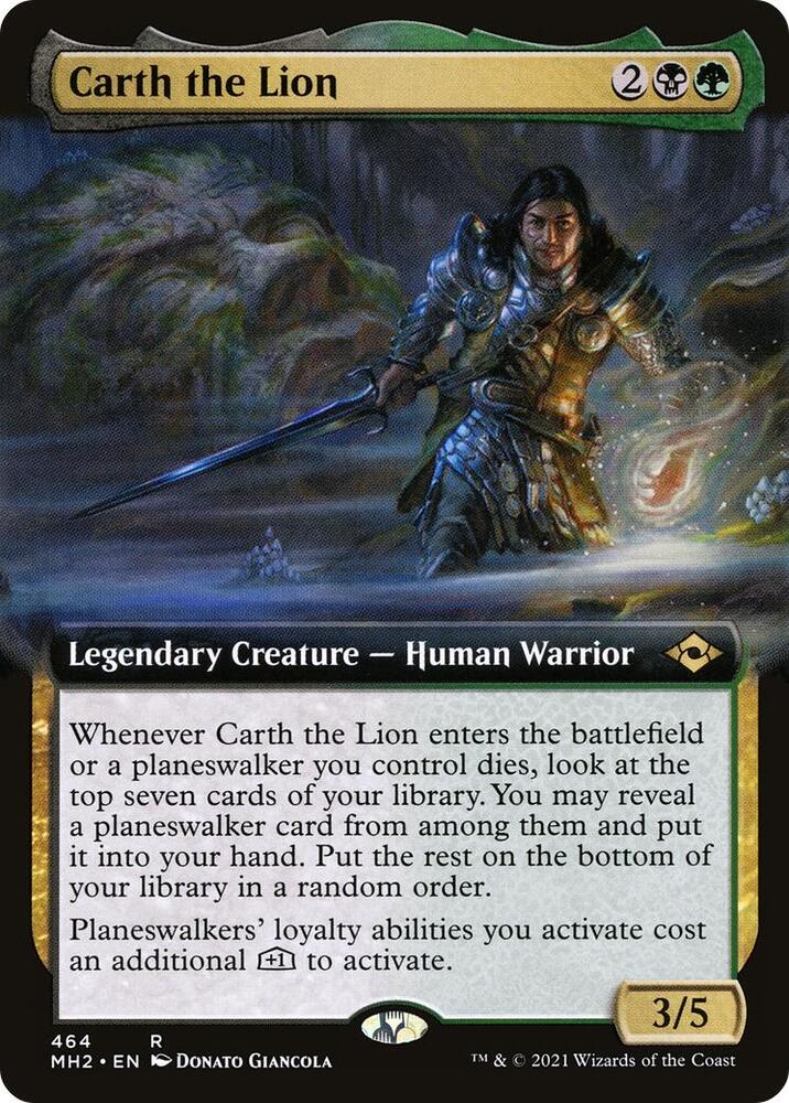 Carth the Lion (Extended Art) (Foil)