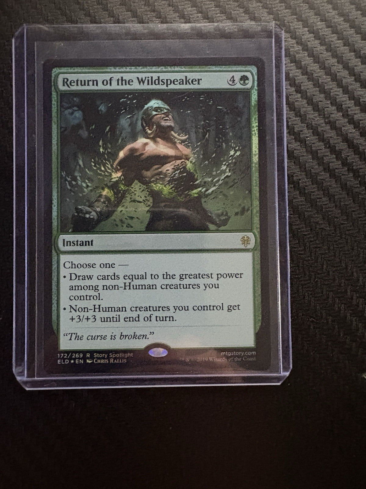 MTG- Return Of The Wildspeaker- Foil- Throne Of Eldraine- NM