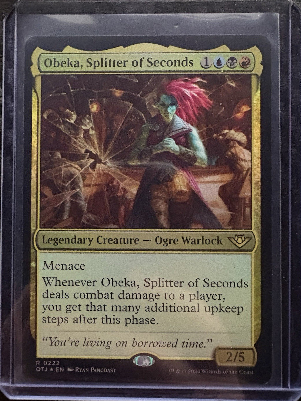 MTG-Obeka, Splitter of Seconds - Foil -OTJ - MTG
