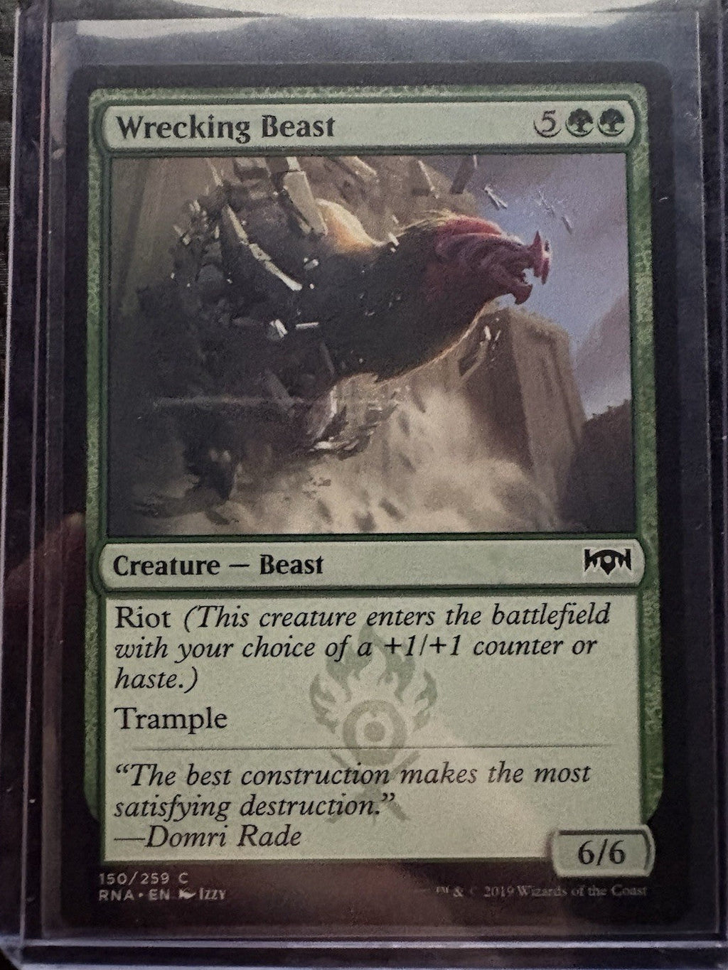MTG- Wrecking Beast- Ravnica Allegiance- NM