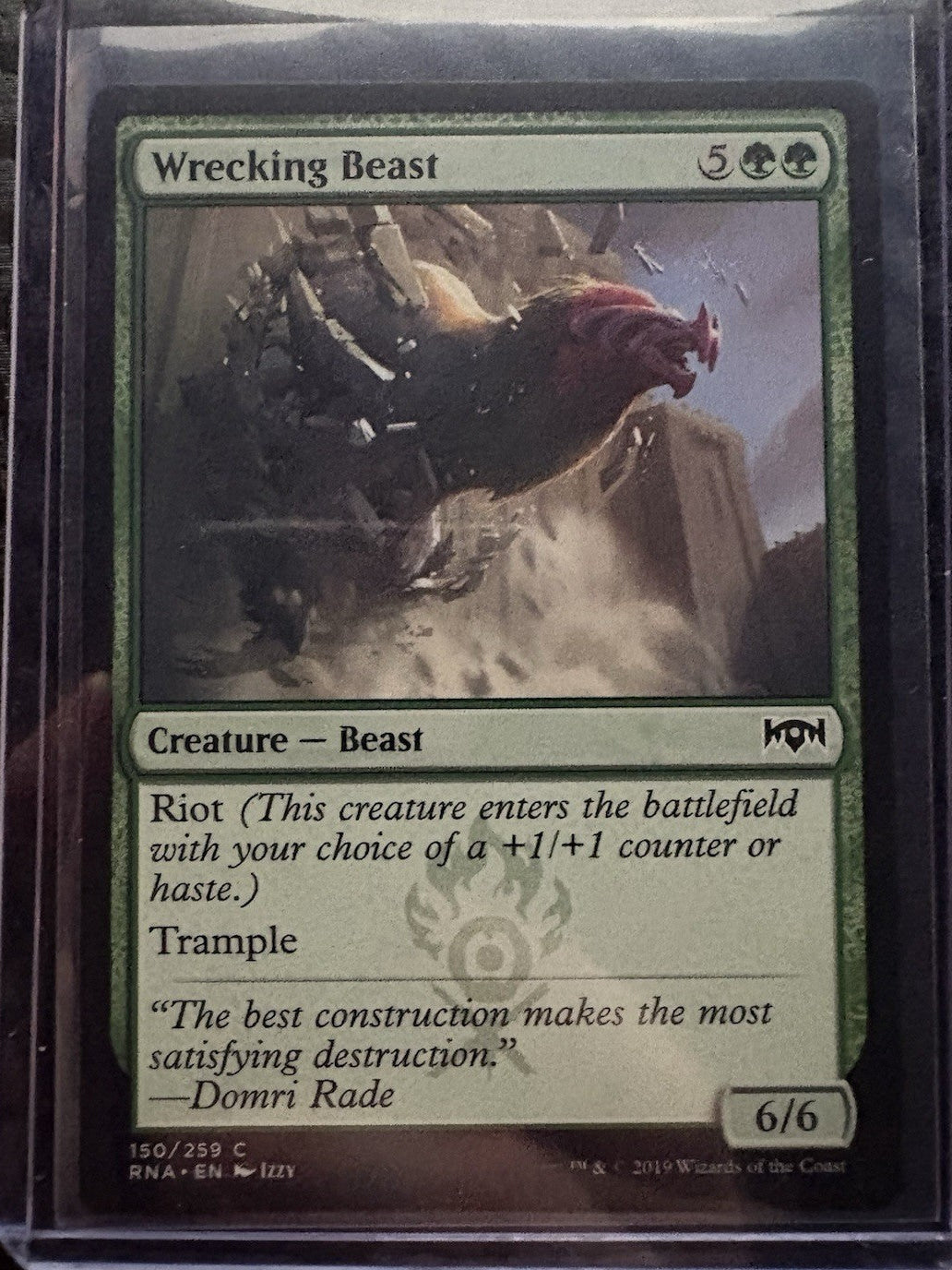 MTG- Wrecking Beast- Ravnica Allegiance- NM