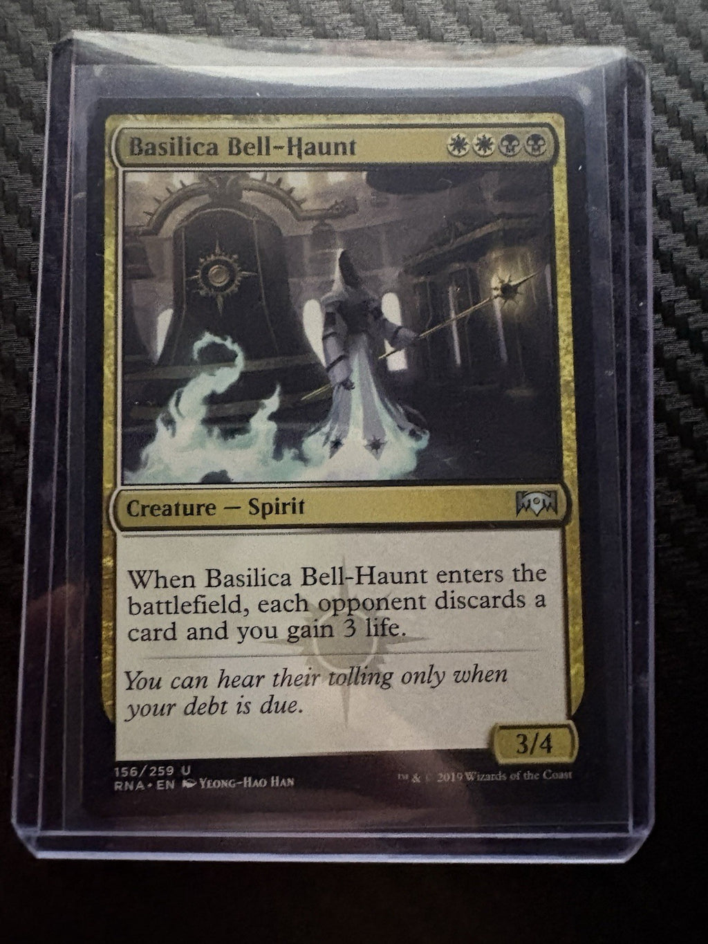 MTG- Basilica Bell-Haunt- Ravnica Allegiance- NM
