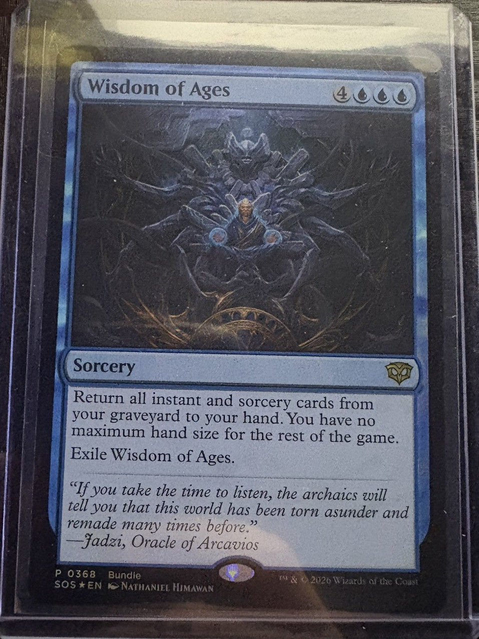 MTG- Wisdom Of Ages- Foil- Secrets Of Strixhaven- NM