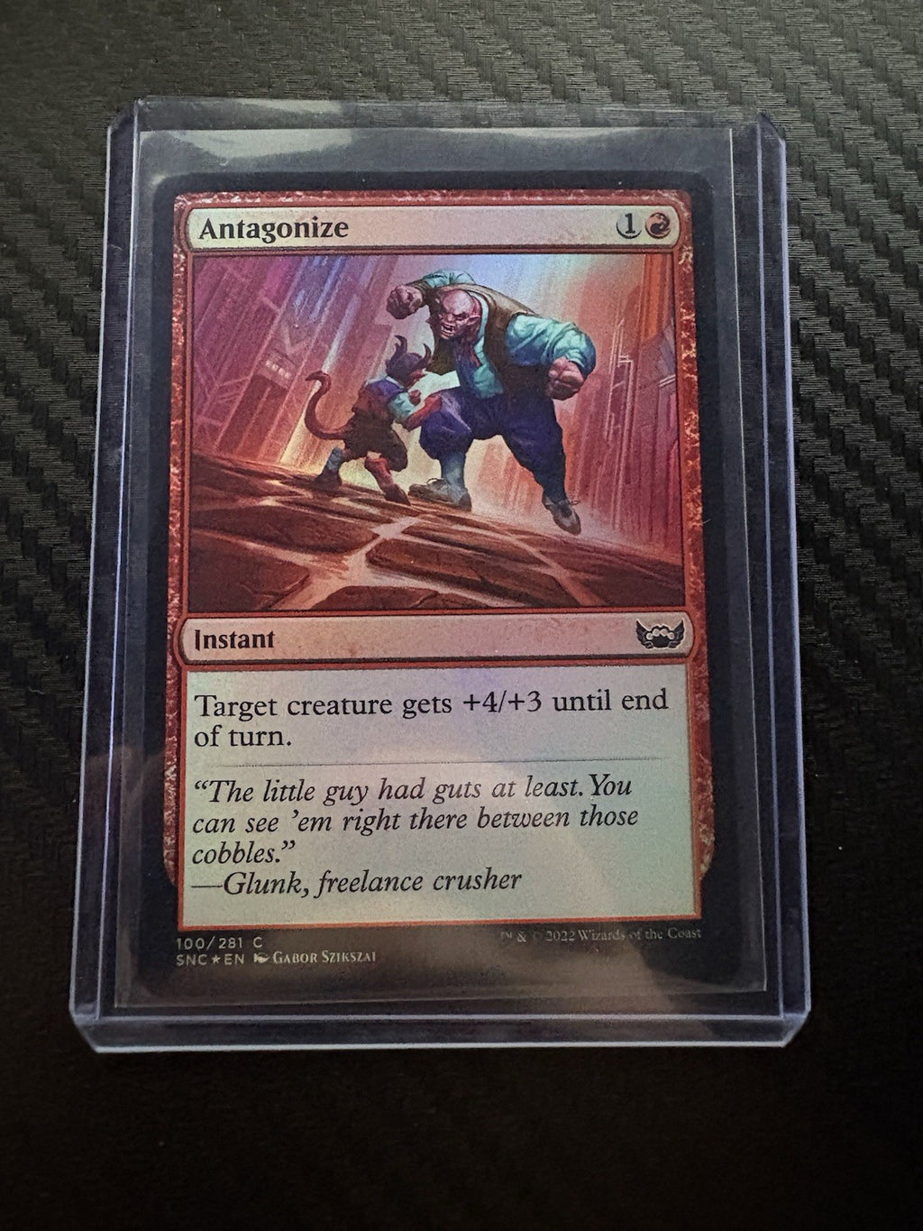 MTG- Antagonize- Foil- Streets Of New Capenna- NM