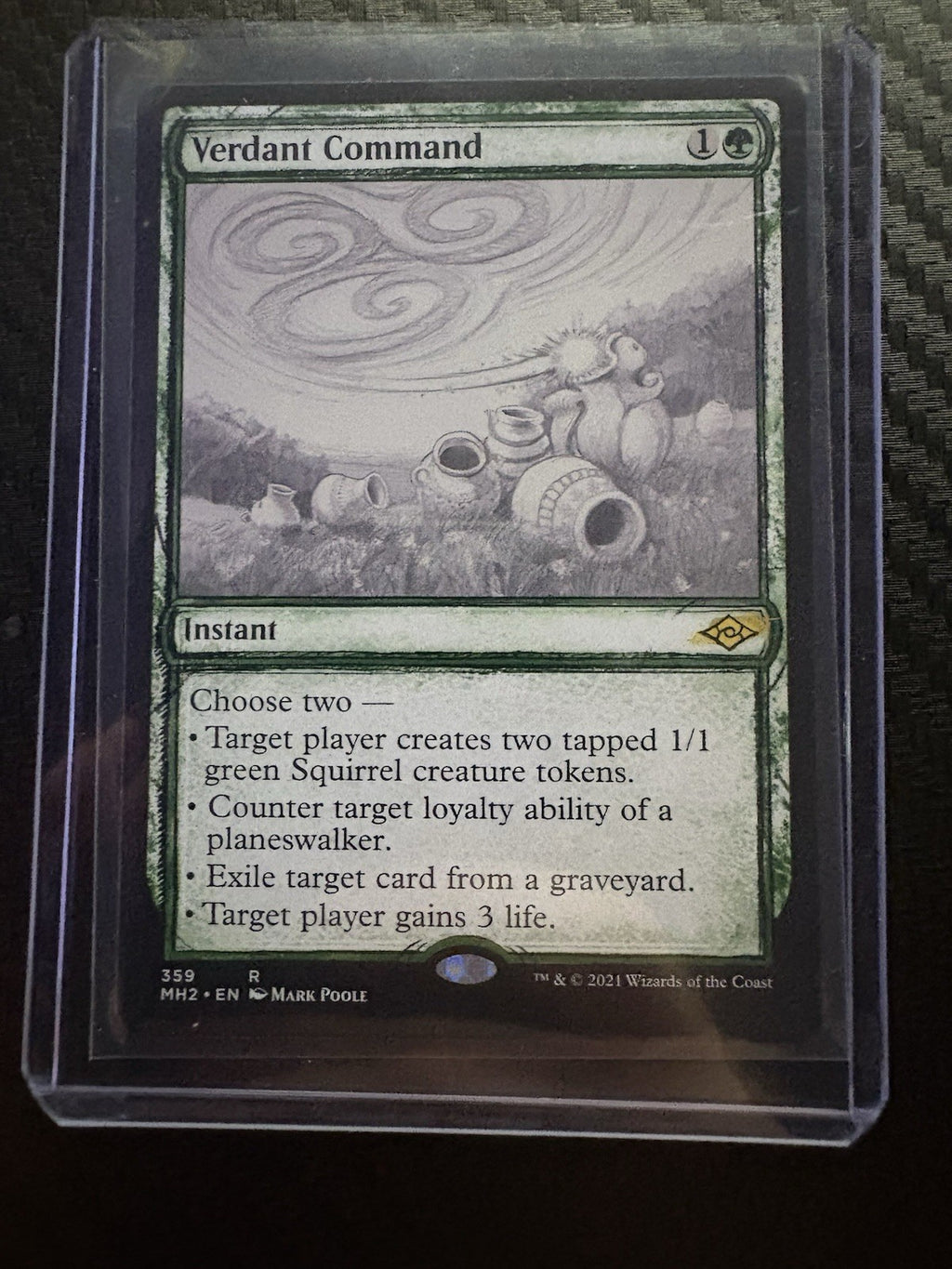 MTG- Verdant Command- Showcase- Modern Horizons 2- NM