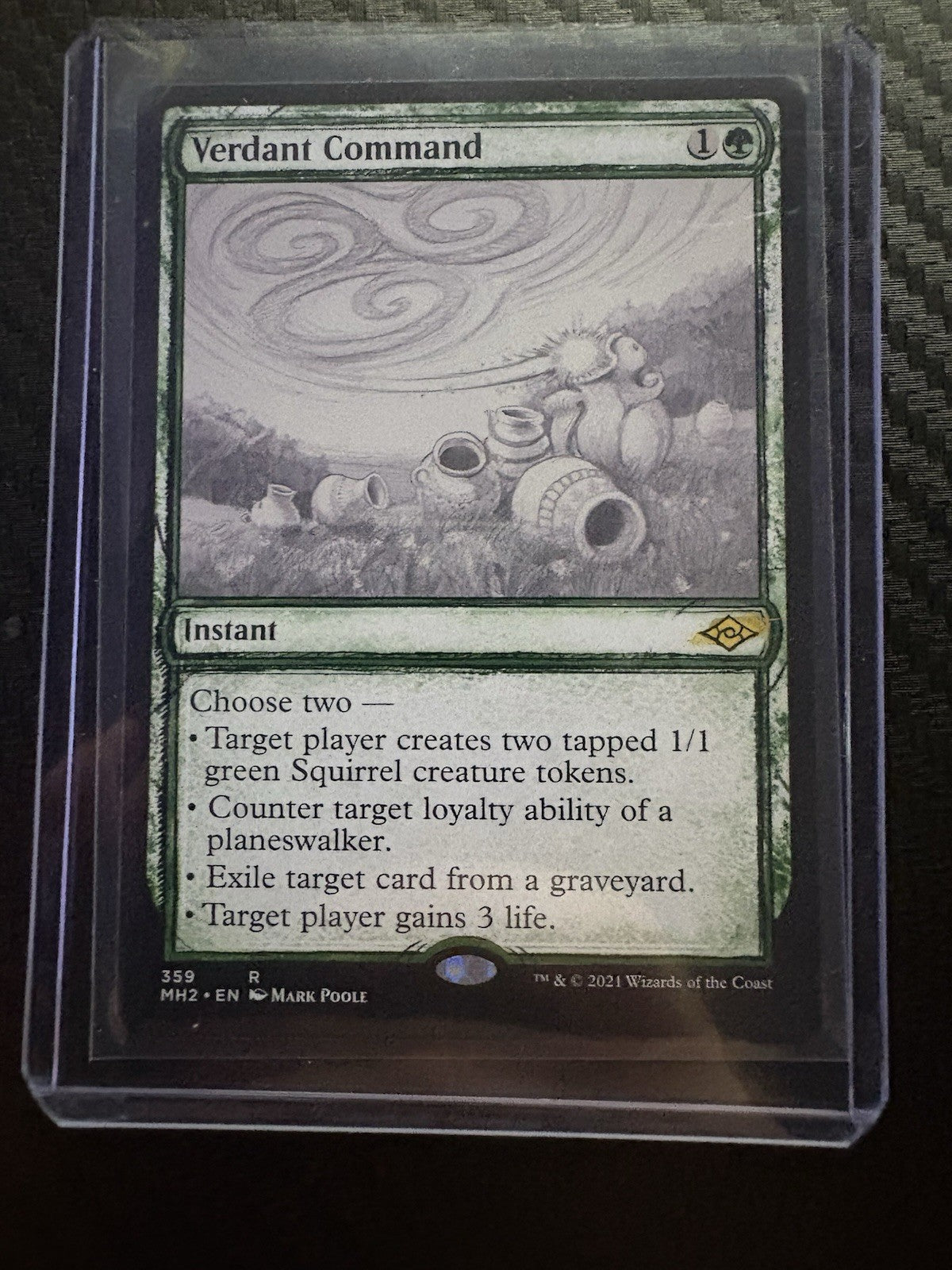MTG- Verdant Command- Showcase- Modern Horizons 2- NM