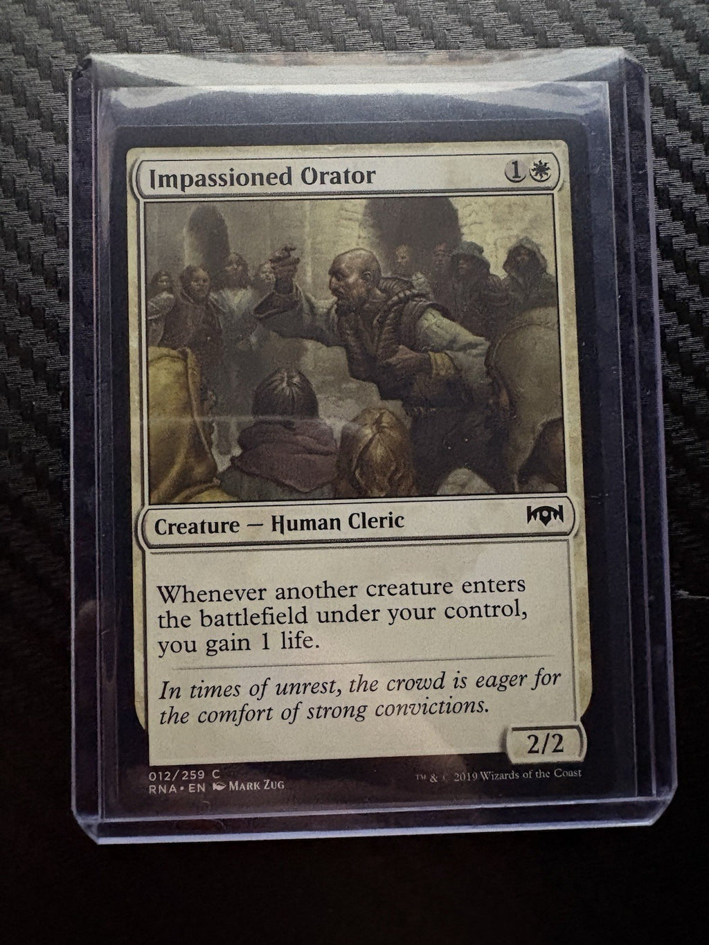 MTG- Impassioned Orator- Ravnica Allegiance- NM