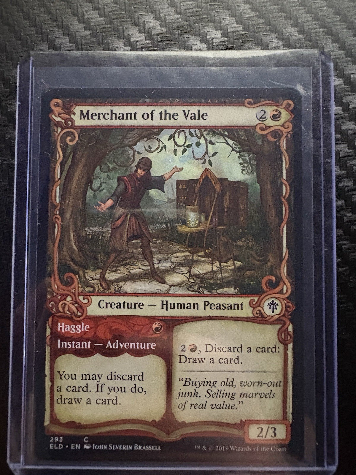 MTG- Merchant Of The Vale- Showcase- Throne of Eldraine- NM