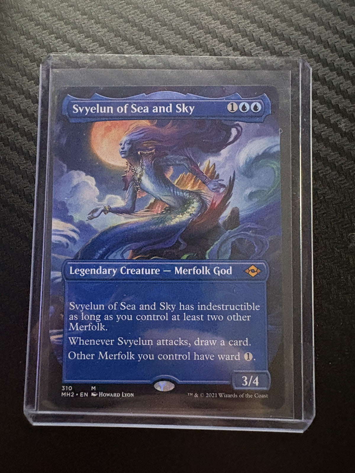 MTG- Svyelun of Sea And Sky- Borderless- Modern Horizons 2- NM