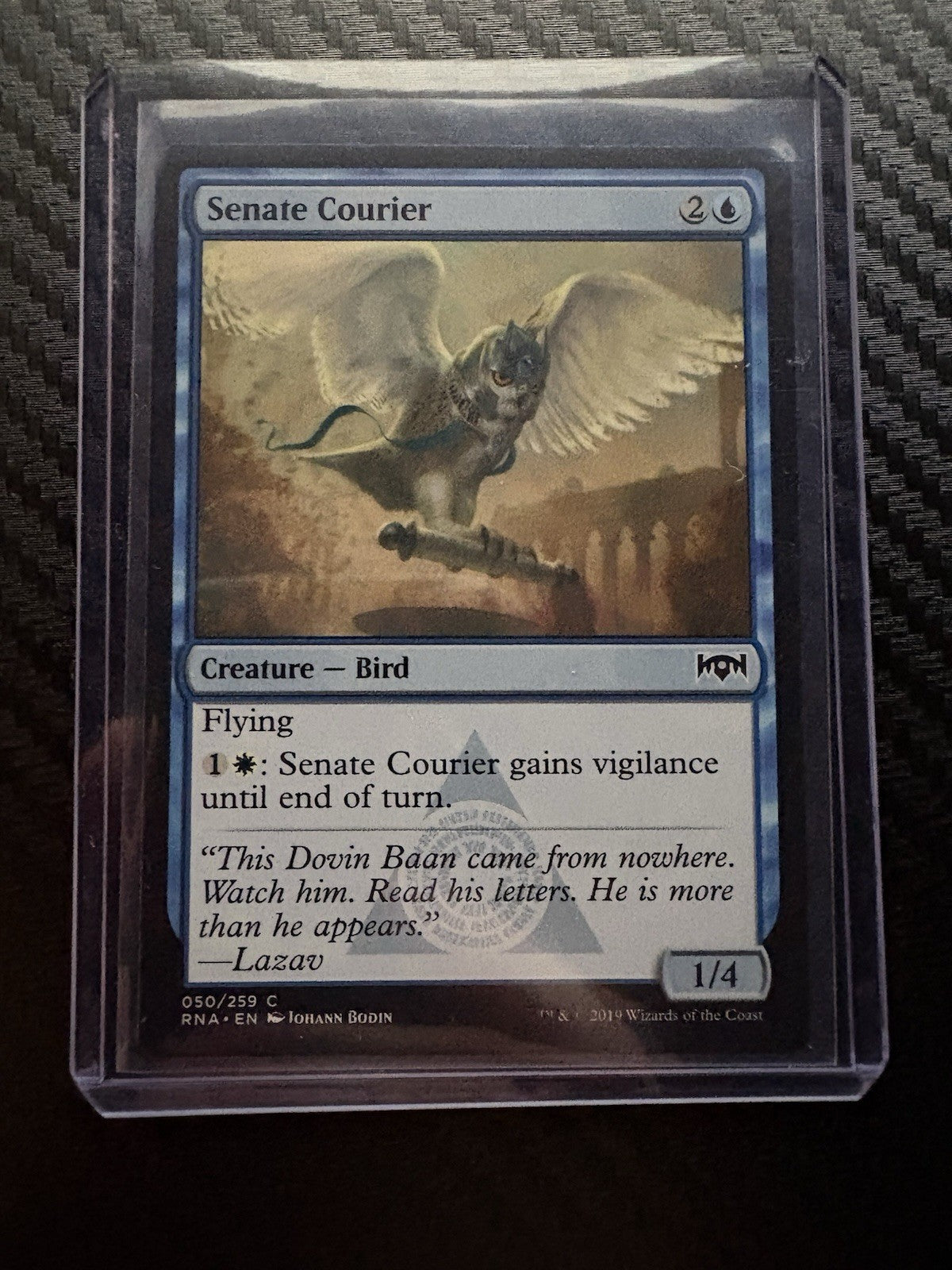 MTG- Senate Courier- Ravnica Allegiance- NM
