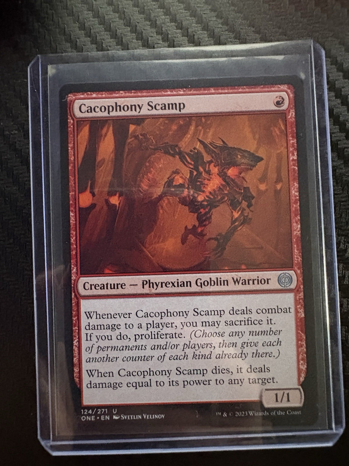 MTG- Cacophony Scamp- Phyrexia: All Will Be One- NM