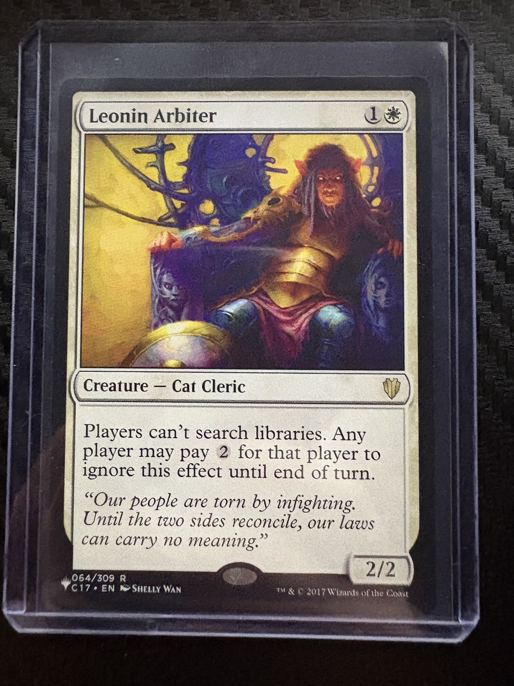 MTG- Leonin Arbiter- Commander 2017- NM