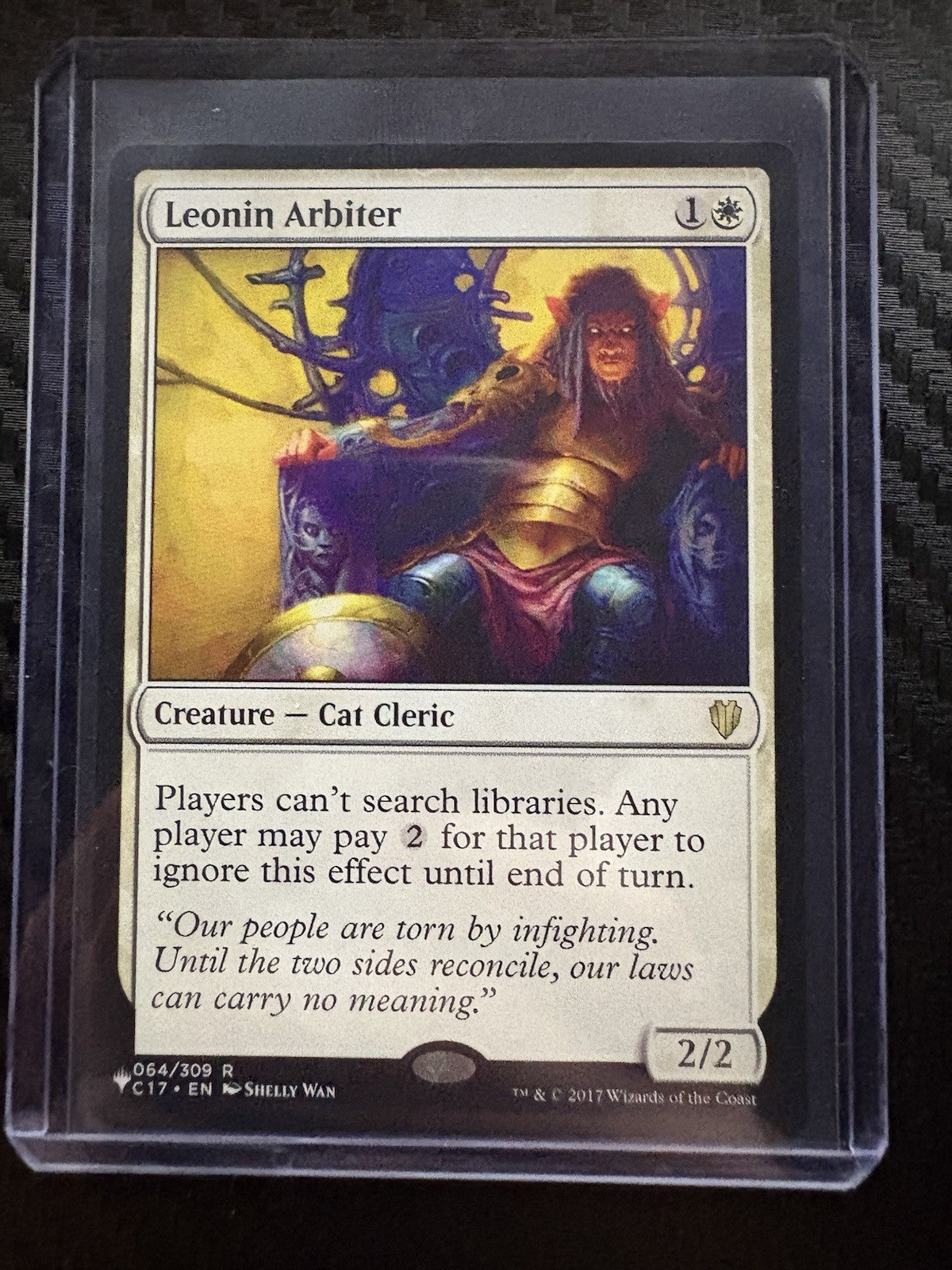 MTG- Leonin Arbiter- Commander 2017- NM
