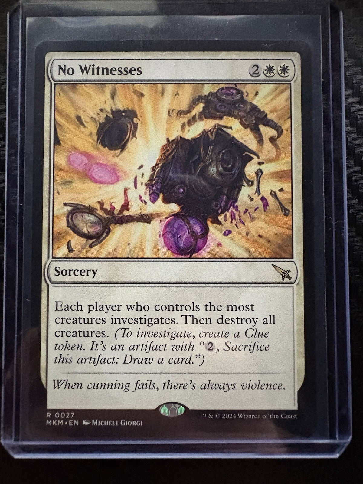 MTG- No Witnesses- Murders At Karlov Manor- NM