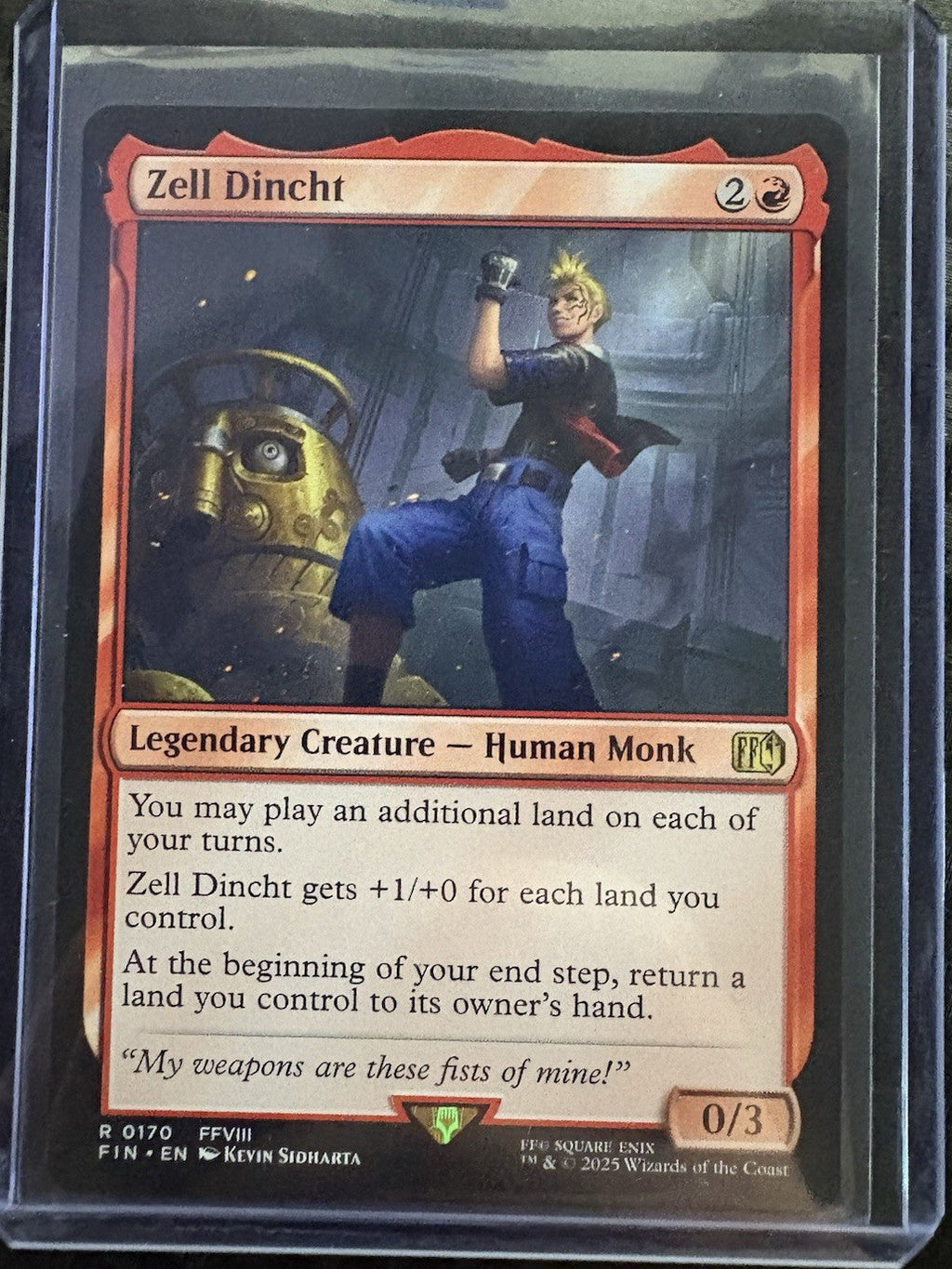 MTG- Zell Dincht- Final Fantasy- NM