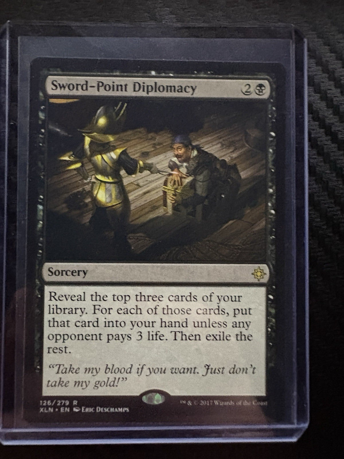 MTG Sword-Point Diplomacy -Ixalan- NM