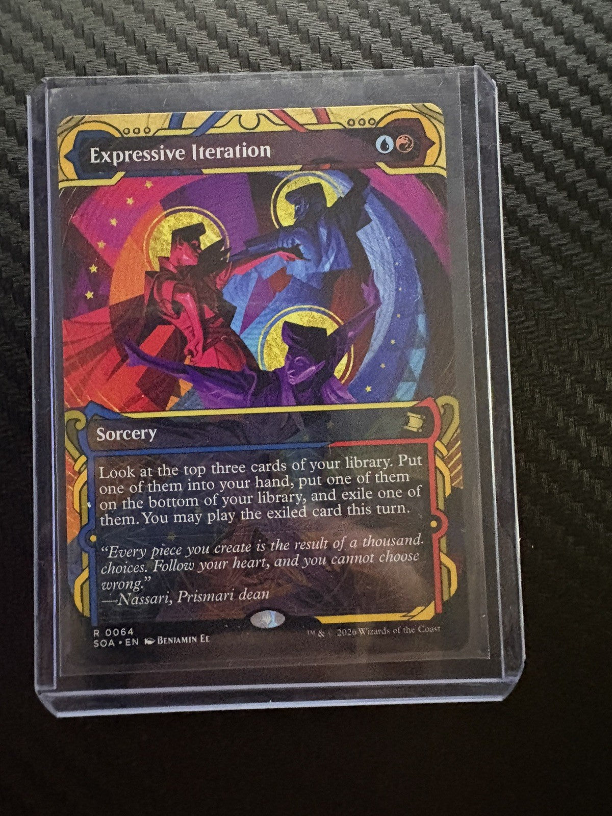MTG- Expressive Iteration- Showcase- Secrets Of Strixhaven- NM