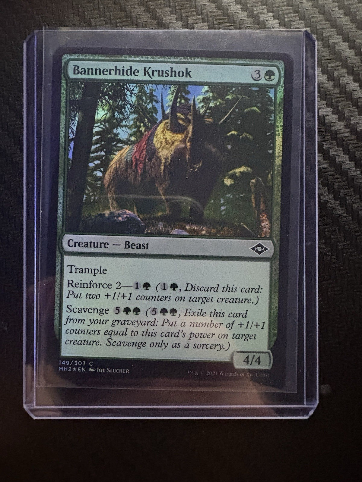 MTG- Bannerhide Krushok- Foil- Modern Horizons 2- NM