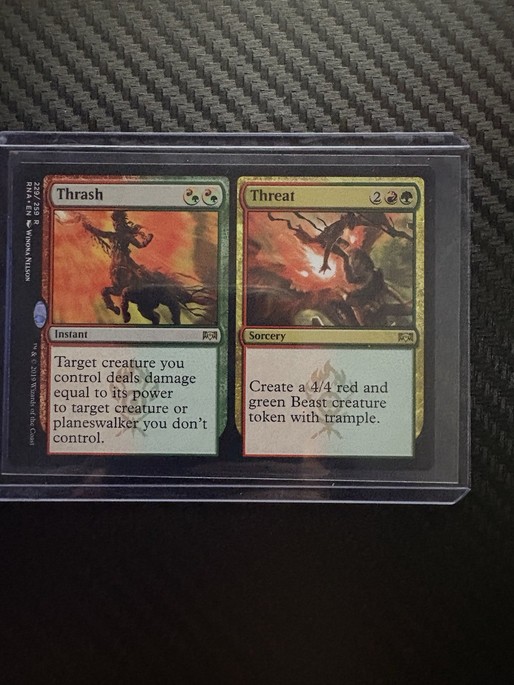 MTG Thrash/ Threat- Ravnica Allegiance- NM 