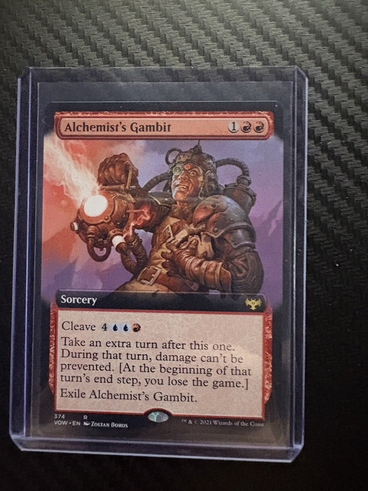 MTG- Alchemist's Gambit- Extended Art- Innistrad: Crimson Vow- Nm