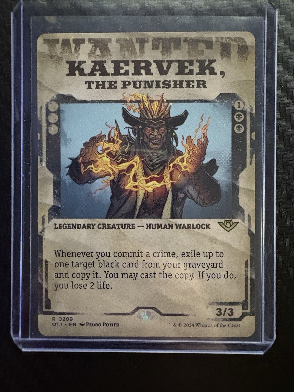 MTG- Kaervek, The Punisher- Showcase- Outlaws Of Thunder Junction- NM