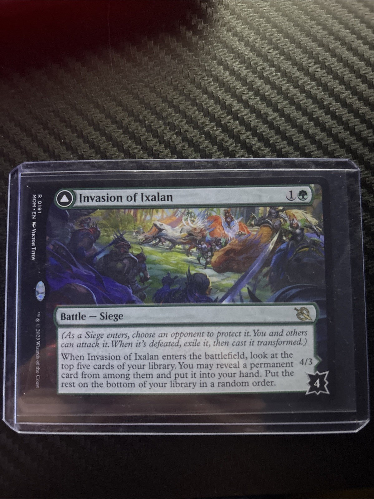 MTG- Invasion of Ixalan/ Belligerent Regisaur- March of the Machine- NM