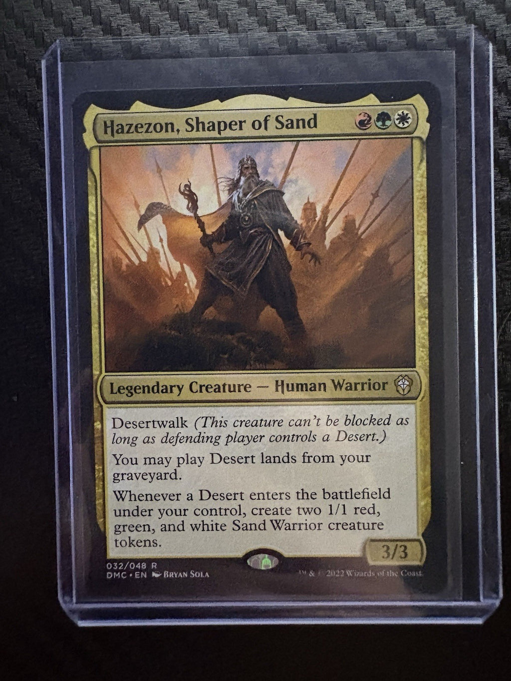 MTG- Hazezon, Shaper Of Sand- Dominaria United Commander- NM
