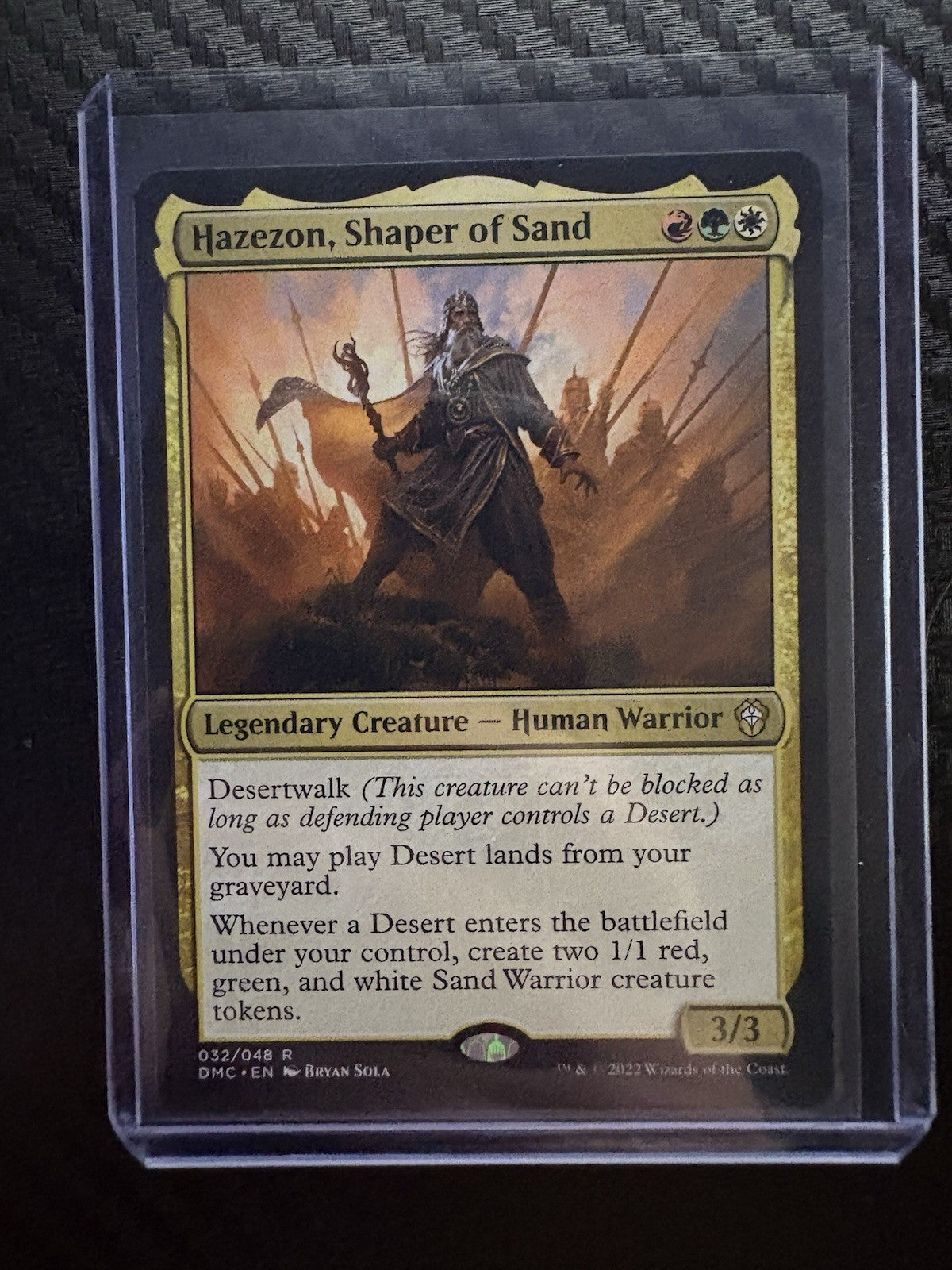MTG- Hazezon, Shaper Of Sand- Dominaria United Commander- NM