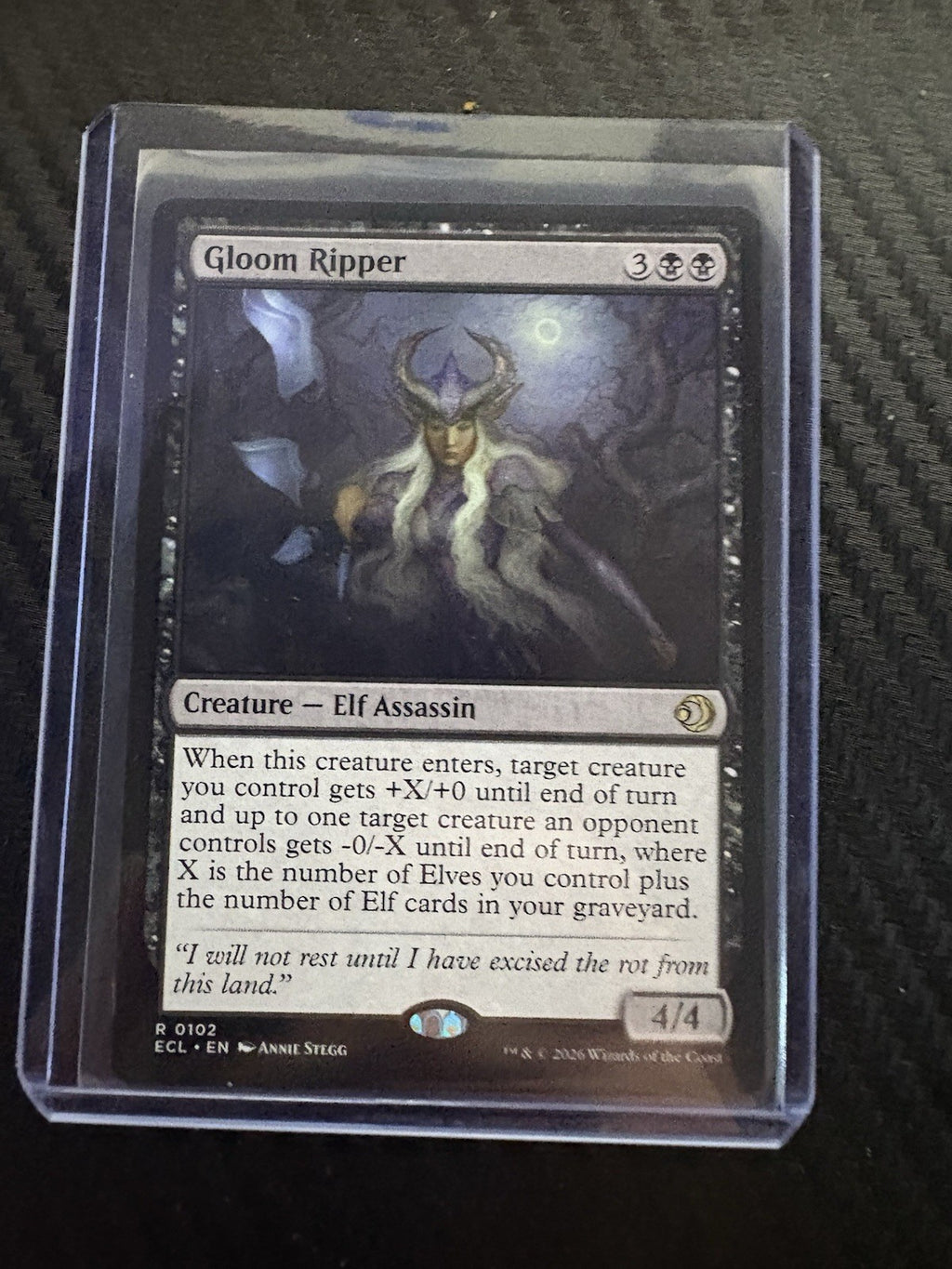 MTG- Gloom Riper- Lorwyn Eclipsed- NM