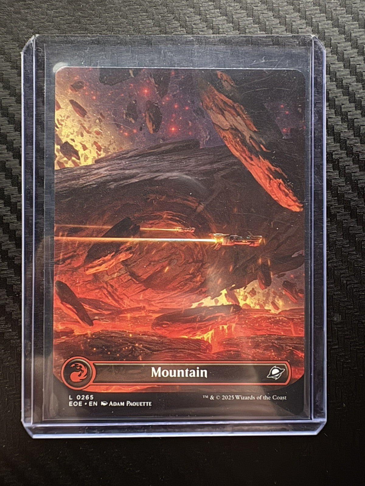 MTG- Mountain- Edge Of Eternities- Borderless- NM