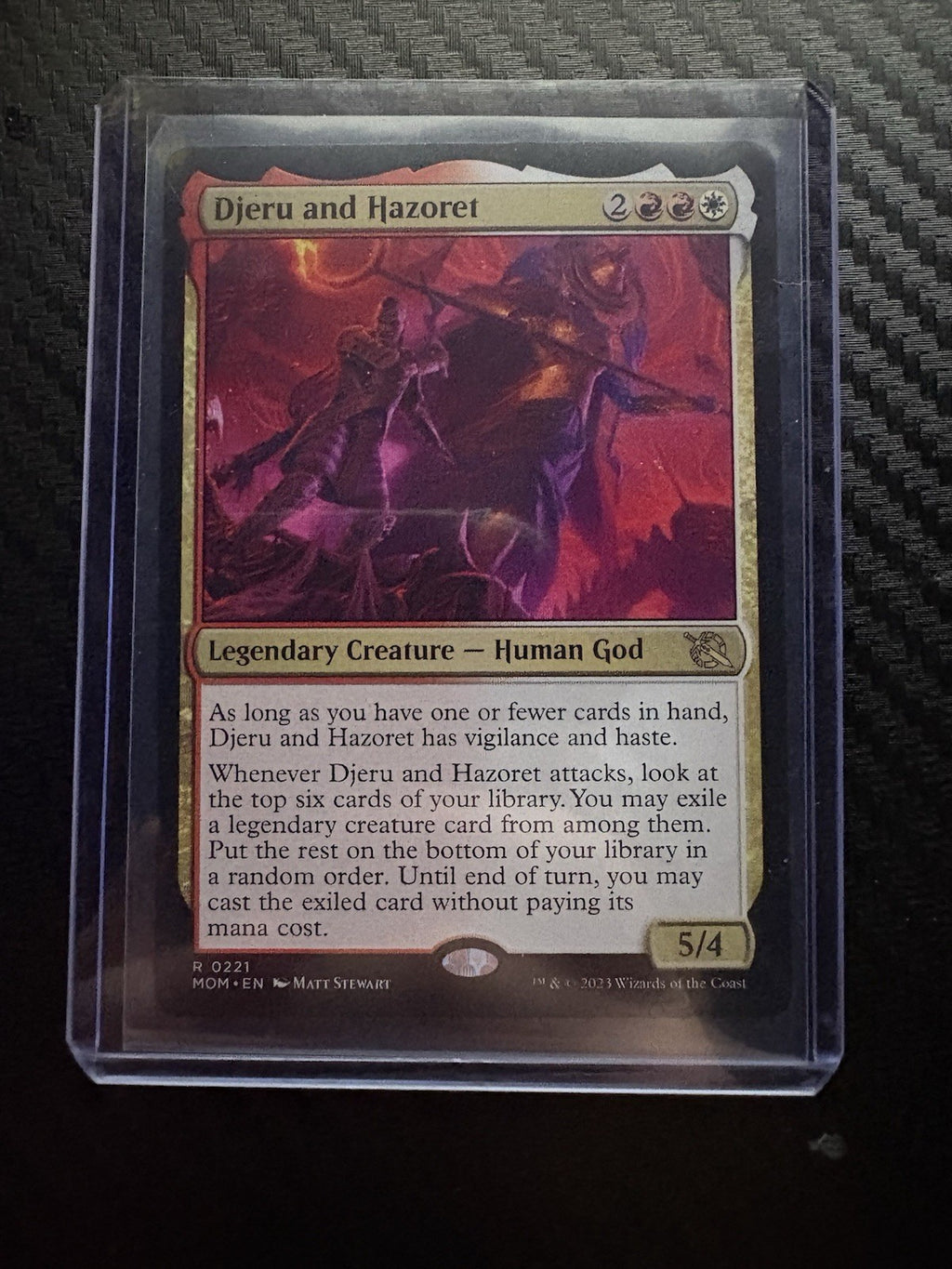 MTG- Djeru and Hazoret- March Of The Machine- NM