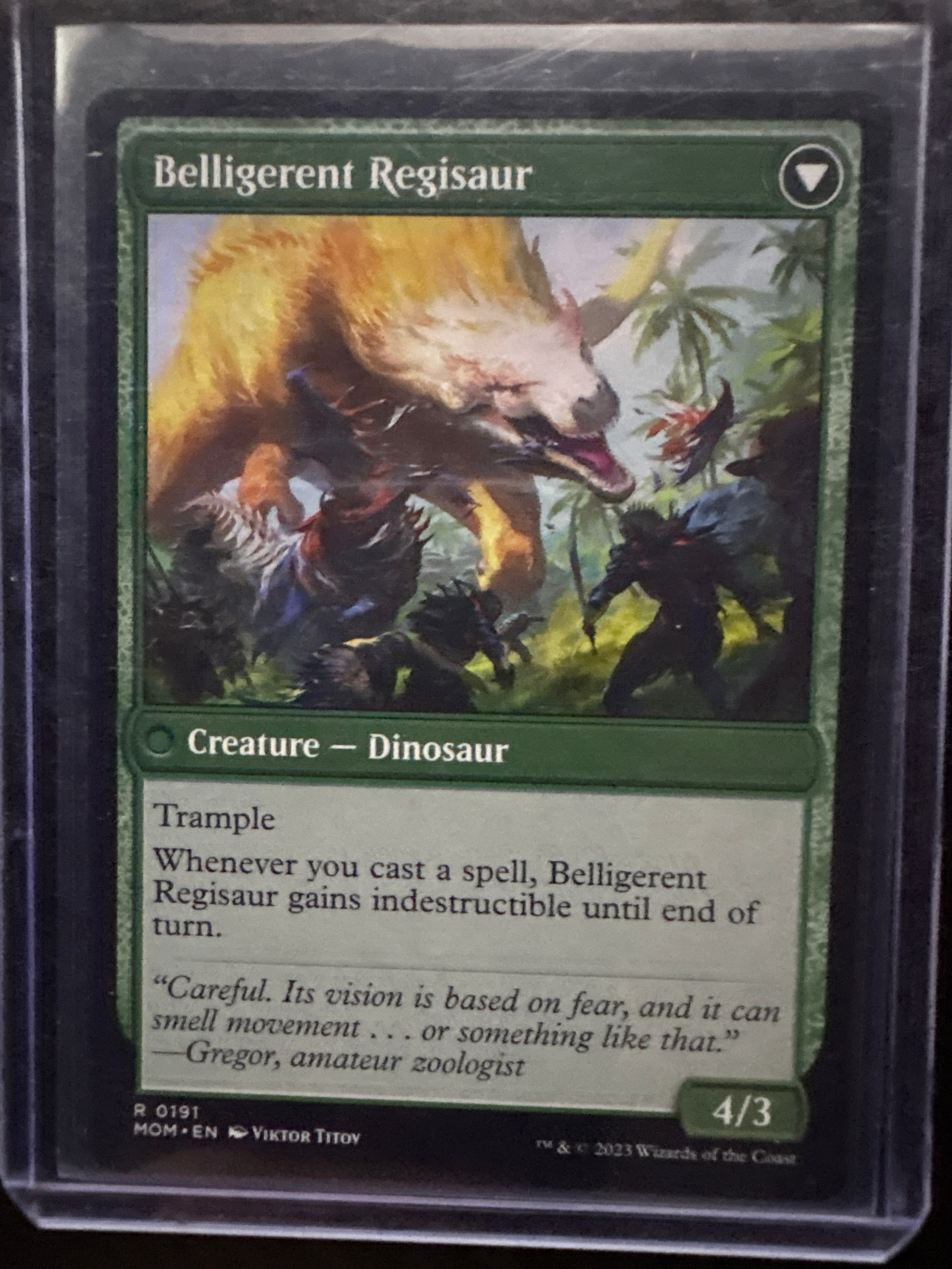 Invasion of Ixalan/ Belligerent Regisaur