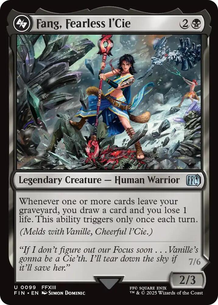 Fang, Fearless l'Cie (Foil)