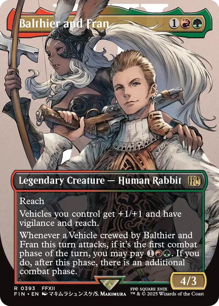 Balthier and Fran (0393) (Borderless) (Foil)