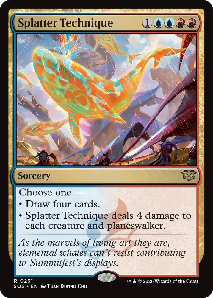 Splatter Technique (Foil)