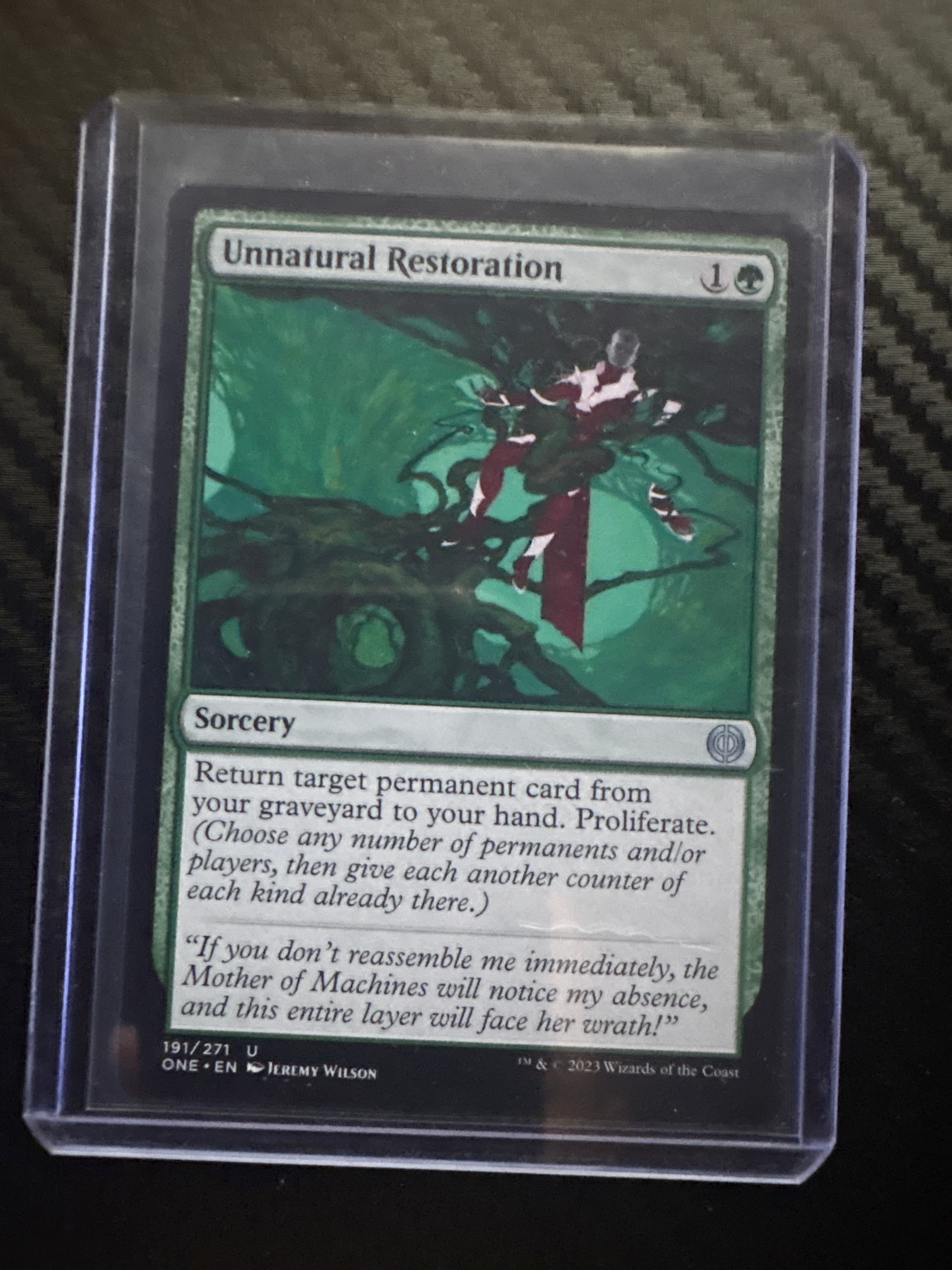 Unnatural Restoration