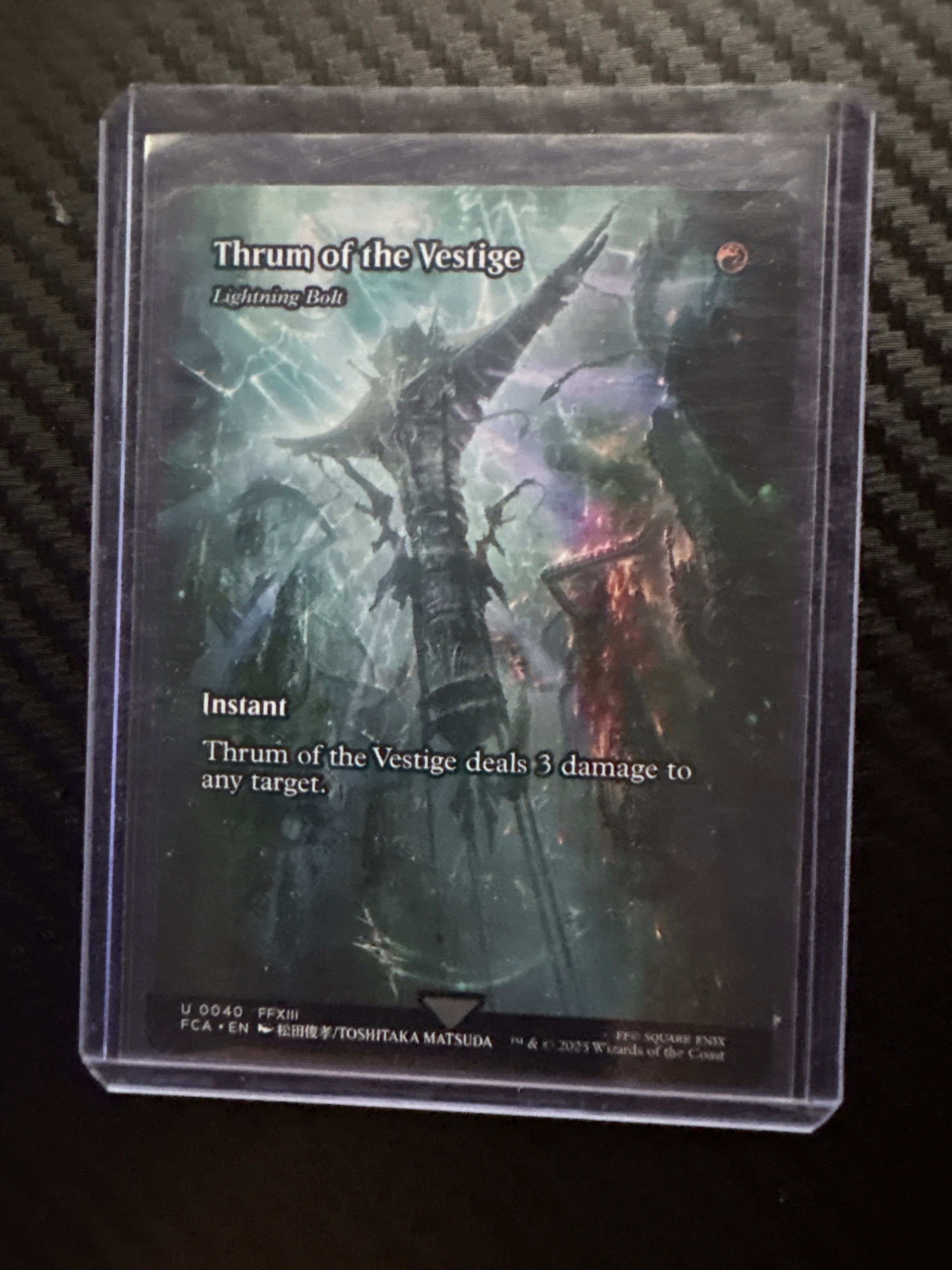 Thrum of the Vestige - Lightning Bolt (Showcase)